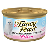 Fancy Feast tender ocean whitefish can - easy-open convenience for kittens