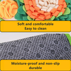 Fanlahmtasy-machine-washable-snuffle-mat showing easy cleaning after daily sessions