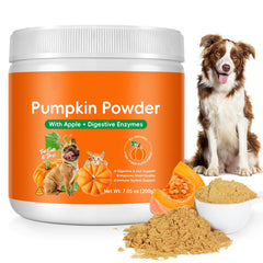 FANSHI Pumpkin Powder bottle pour offers easy daily digestion support for pets.