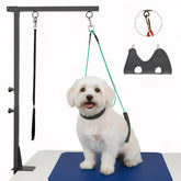 FANXSVL grooming table arm shows sturdy support for at home grooming sessions