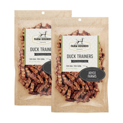 Farm Hounds Duck Trainers pack front: humane, easy-break training treats for dogs