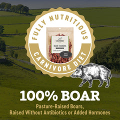 Farm Hounds Made in USA label emphasizes humane sourcing and trusted farms.