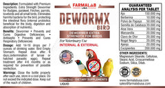 Farmalab Natural Dewormer 100 tabs tablets ready for daily poultry supplementation