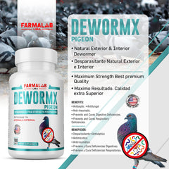 Farmalab Natural Dewormer tablets closeup for easy administration