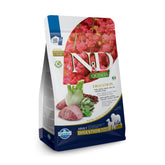 Farmina Digestion Lamb bag close-up shows wholesome ingredients for healthy adult dogs