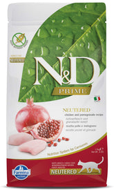 Farmina Grain-Free Chicken & Pomegranate bag front for neutered adult cats