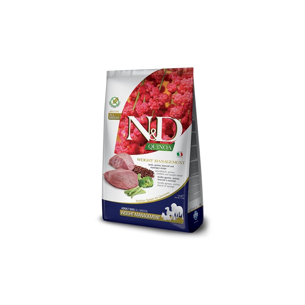 N&D Farmina Wild Boar Pumpkin Mini Breed kibble close-up for small dogs with grain-free nutrition.
