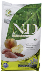 Farmina Wild Boar dry dog food bag with grain-free nutrition for all life stages.