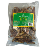 Farmland Traditions Duck Feet bag showing a single-ingredient chew for natural teeth cleaning.