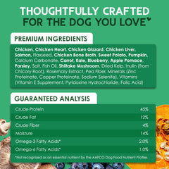 Farmland Traditions The Good List bone broth swirl image emphasizes digestive-support ingredients