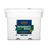 Farnam Horseshoer’s Secret pellets bottle supports healthy hoof growth when added to daily grain.