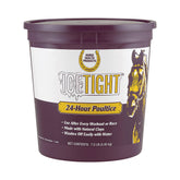 Farnam IceTight poultice on knees and tendons providing cooling relief after exercise.