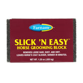 Farnam Slick 'N Easy block front view for quick dirt and hair removal.