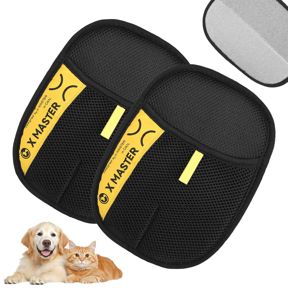 FASBET pet hair removal glove packaging highlights an eco-friendly grooming solution.