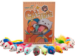 Fashion's Talk fuzzy-mice close-up shows rattling interior for interactive indoor enrichment.