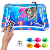 FATBEE cat water mat LED colors lighting for interactive play and curiosity