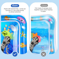 FATBEE cat water mat scratch-proof design reduces wear during play