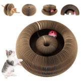 FATIRO Kitty Curls Toy with bell-ball engages indoor cats in playful, interactive sound.
