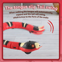 FauKait smart-sensing-snake USB charging indicator shows ready-to-play status.