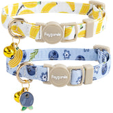 Faygarsle blueberry banana pattern collar pack front view for safe daily wear