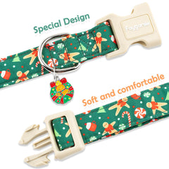 Faygarsle fabric detail highlights durable material and vibrant holiday design.