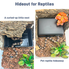 FCALIVV Humid Hideout Cave small-size ideal for hatchlings and juveniles