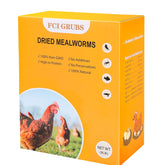 FCI GRUBS dried mealworms 9lb bulk pack resealable for fresh protein rich poultry treats