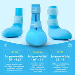 Fdceligoo durable paw protectors with adjustable straps stay secure during play