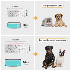 FE Fun Elements 16oz bowl ideal for small dogs, suitable for food or water.
