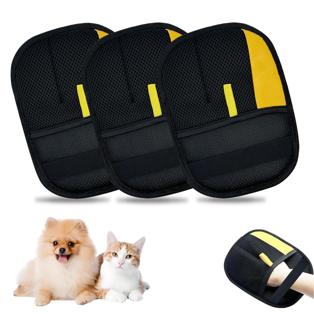 febnwn pet hair removal glove upgraded design removes fur quickly on surfaces