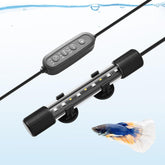 FEDOUR 7in submersible LED light underwater for vivid color enhancement in home aquariums.