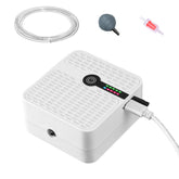 FEDOUR battery-powered aquarium air pump compact-side shows portable tank aeration