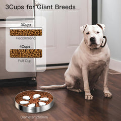 Feedoo slow feeder bowl maze design close-up highlighting engaging maze for slower meals