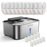 FEELNEEDY 3gal dog water fountain front view — large-capacity hydration for big dogs