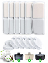 FEELNEEDY 6-pack filter set for cat fountain FN-W07 keeps water clean.