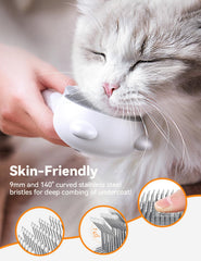FEELNEEDY Cat Steam Brush USB charging for cordless convenience.