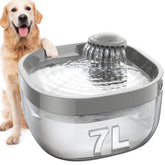 FEELNEEDY 7L large-capacity dog water fountain keeps pets hydrated during long play sessions