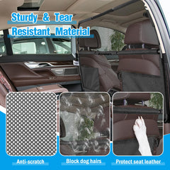 Feestars dog barrier with Velcro-wrapped frame minimizes squeaks