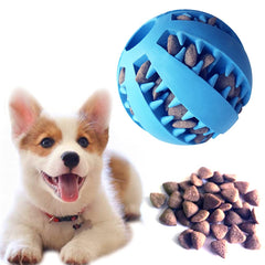 Feixun dog treat ball green 2-pack offers enrichment during interactive play.
