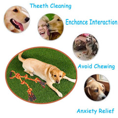 Fejapa aggressive chewer rope toy built for XL dogs and tough play