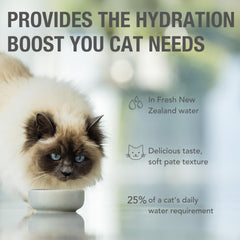 Feline Natural grain-free packaging emphasizes protein-rich cat meals.