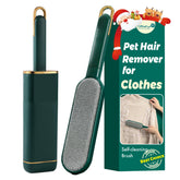 FelineFun pet hair remover on clothes demonstrates quick, fabric-safe hair removal for daily wear.