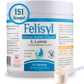 Pet Health Solutions Felisyl L-Lysine Granules cat bottle for convenient daily immune support
