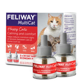 FELIWAY Multicat Diffuser Refill front-pack view for a calmer multi-cat home