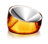 Felli Oblik raised bowl side view showing ergonomic tilt for easier feeding