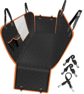 Femuar dog car seat cover waterproof backseat protects upholstery and keeps surfaces clean.