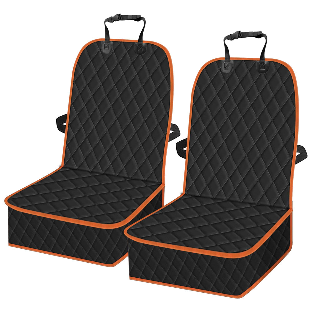 Femuar two-pack universal front seat cover protecting car seats from dirt and spills.