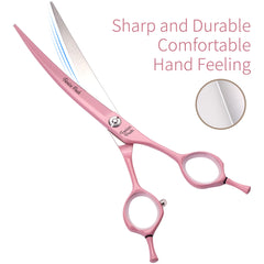 Fenice Peak silent dog grooming scissors reduce noise for calmer pets.