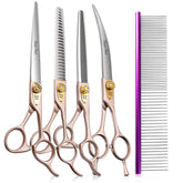 Fenice Peak straight scissors deliver precise cuts for clean grooming sessions