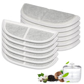 Fenkabs 12-pack cat fountain filters with individual wrappers for freshness.